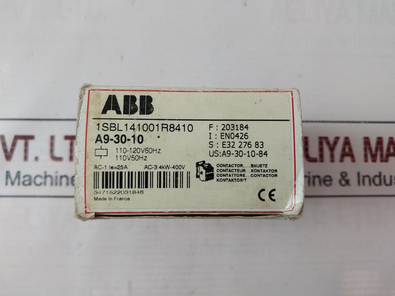 Abb 1Sbl141001R8410 Contactor 445-0904