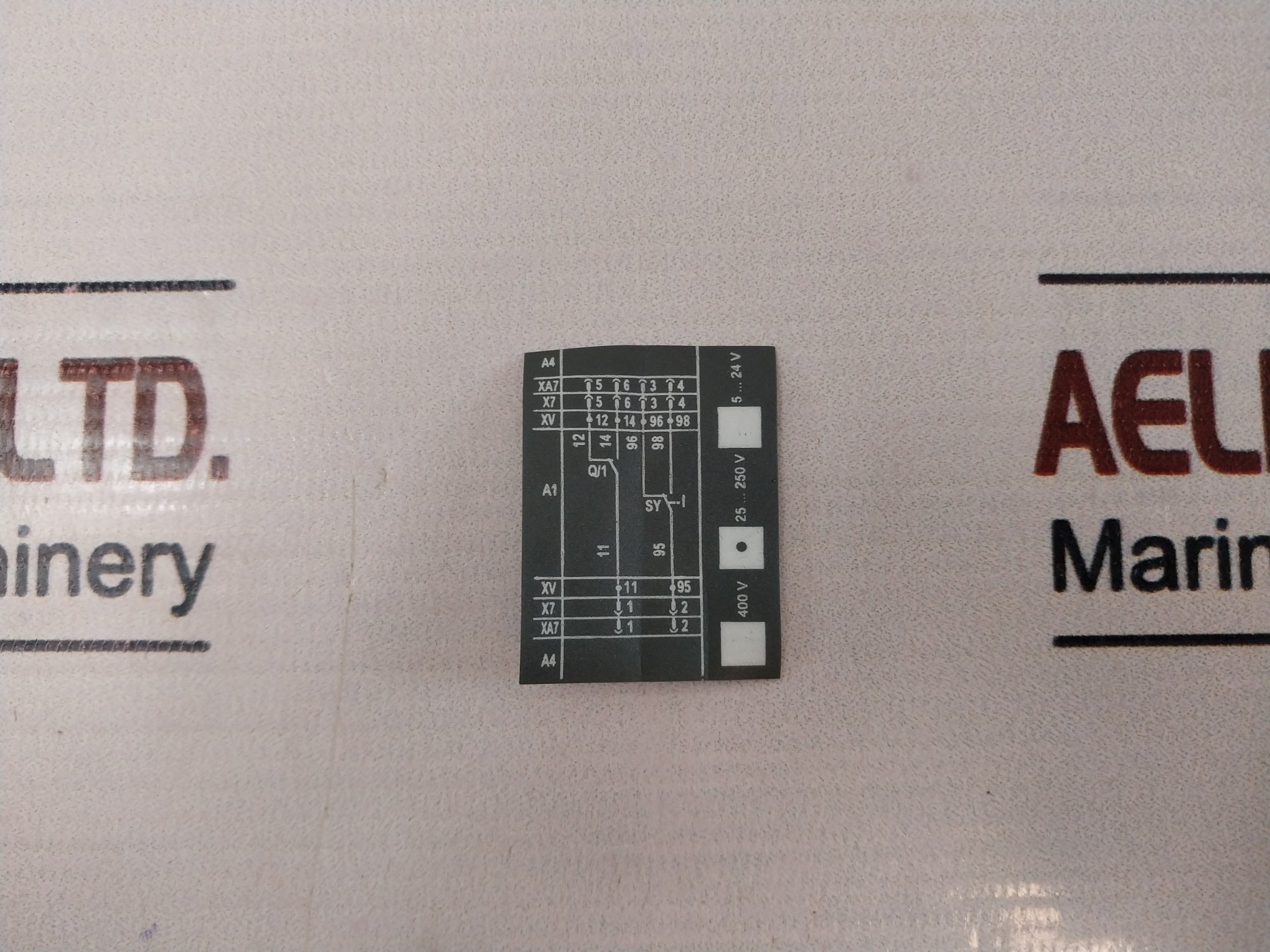 Abb 1Sda051368R1 Aux-auxiliary Contact Kit 250V-24V 94V-0