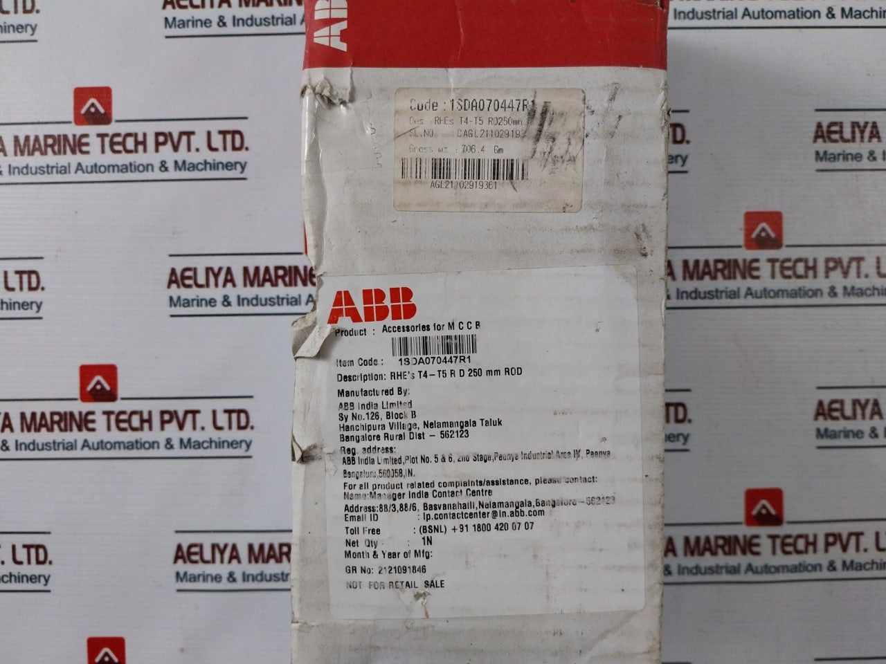 Abb 1Sda070447R1 Extended Rotary Handle Set Rhe’s T4-t5 R D 250 Mm