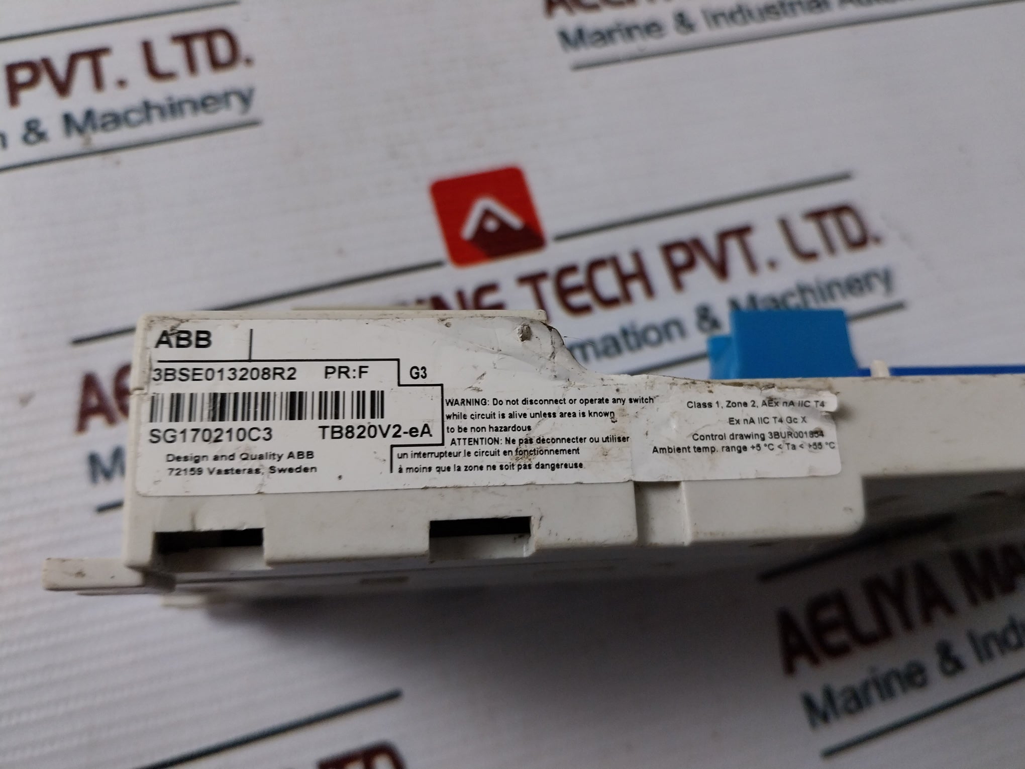 Abb 3Bse013208R2 Modular Bus Fiber Optic Receiver Sg17020A39
