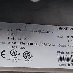 Abb Acs800-104-0580-7+E205+Q950+V991 Inverter Drive Module 68685214 709–976 Vdc