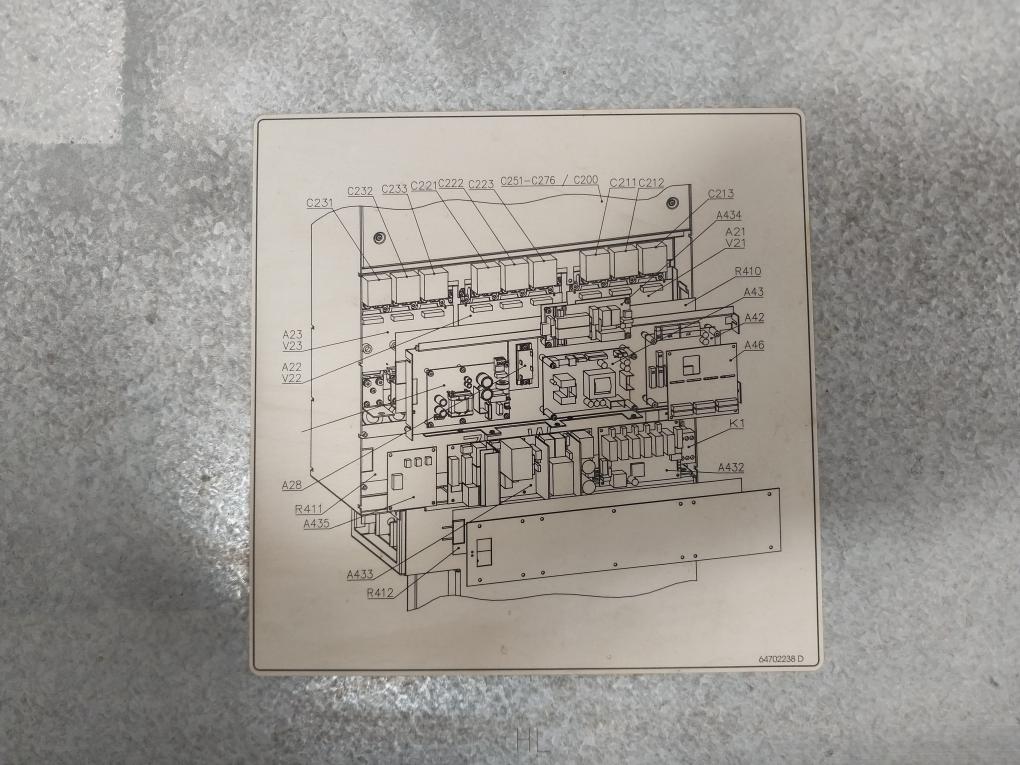 Abb Acs800-104-0580-7+E205+V991 Industrial Inverter 709–976 Vdc, 583 Adc 6868519
