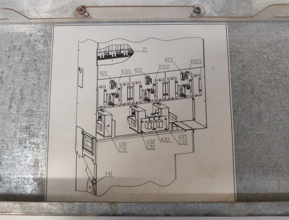 Abb Acs800-104-0580-7+E205+V991 Industrial Inverter Drive 709–976 Vdc, 583 Adc