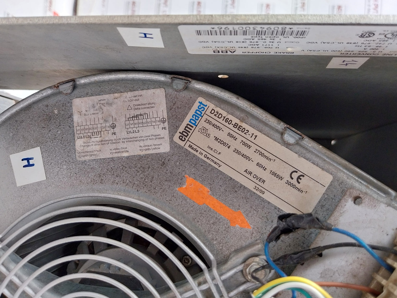 Abb Acs800-104-0580-7+E205+V991 Inverter Drive Module 68685192 709-976 Vdc.