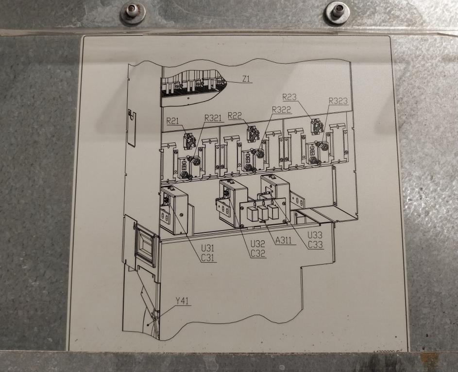 Abb Acs800-104-0580-7+E205+V991 Inverter Drive Module 68685192 709-976 Vdc 583 A