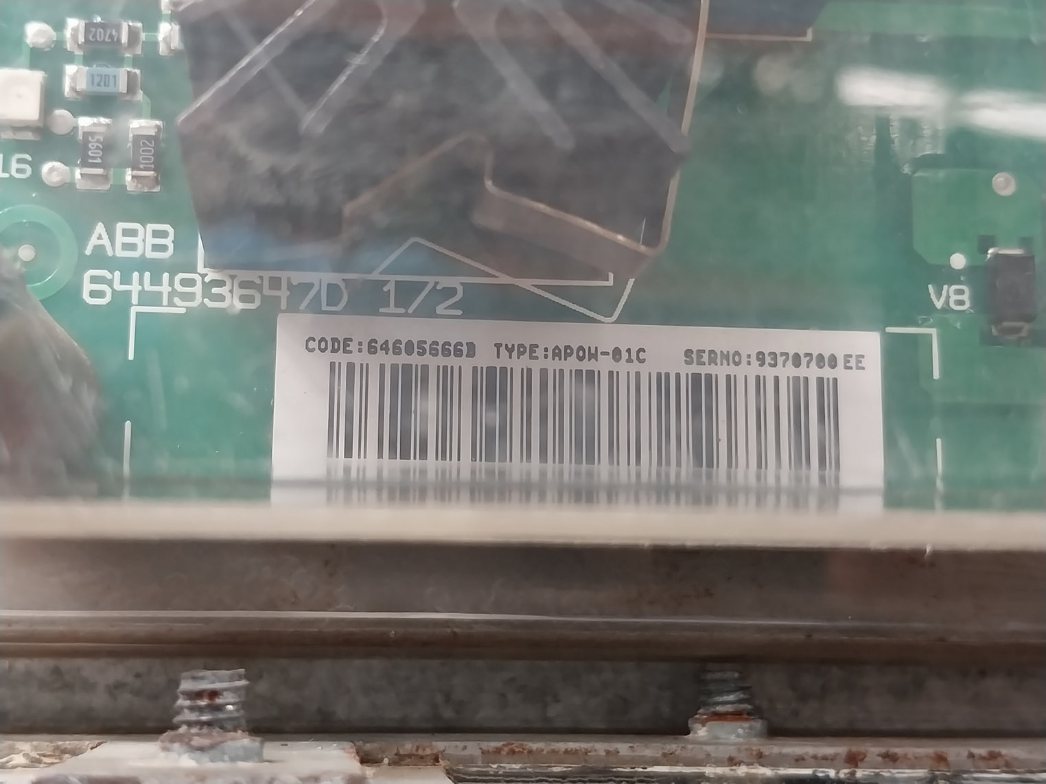 Abb Acs800-104-0580-7+E205+V991 Inverter Drive Module 68685192 Ip00 709–976 Vdc