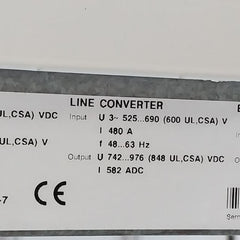 Abb 68606039 Inverter Drive Module Acs800-104Lc-0700-7+E205+Q950 709-976 Vdc..