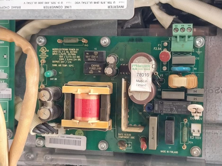 Abb Acs800-104Lc-0700-7+E205+Q950 Inverter Drive Module 68606039 Rev A Aofc-03