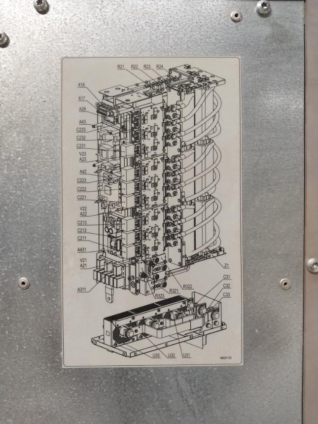 Abb Acs800-104Lc-0700-7+E205+Q950 Inverter Drive Module 700 Adc 68606039