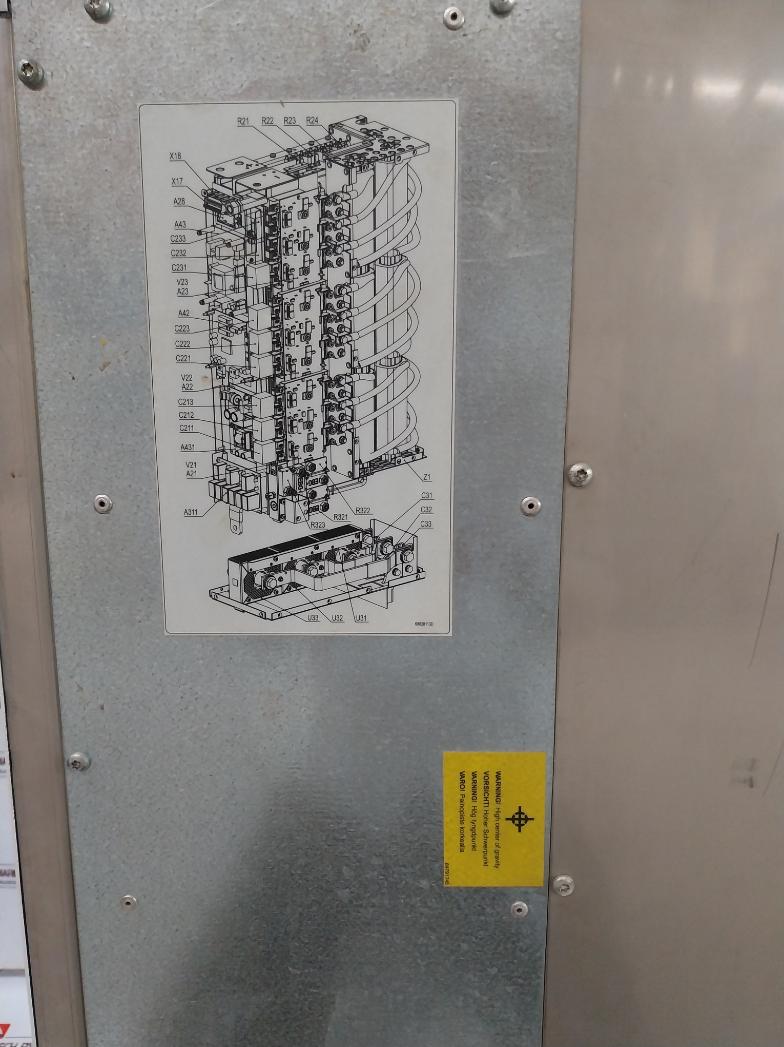 Abb Acs800-104Lc-0700-7+E205+Q950 Inverter Drive Module Aofc-03 Rev A Agps21C
