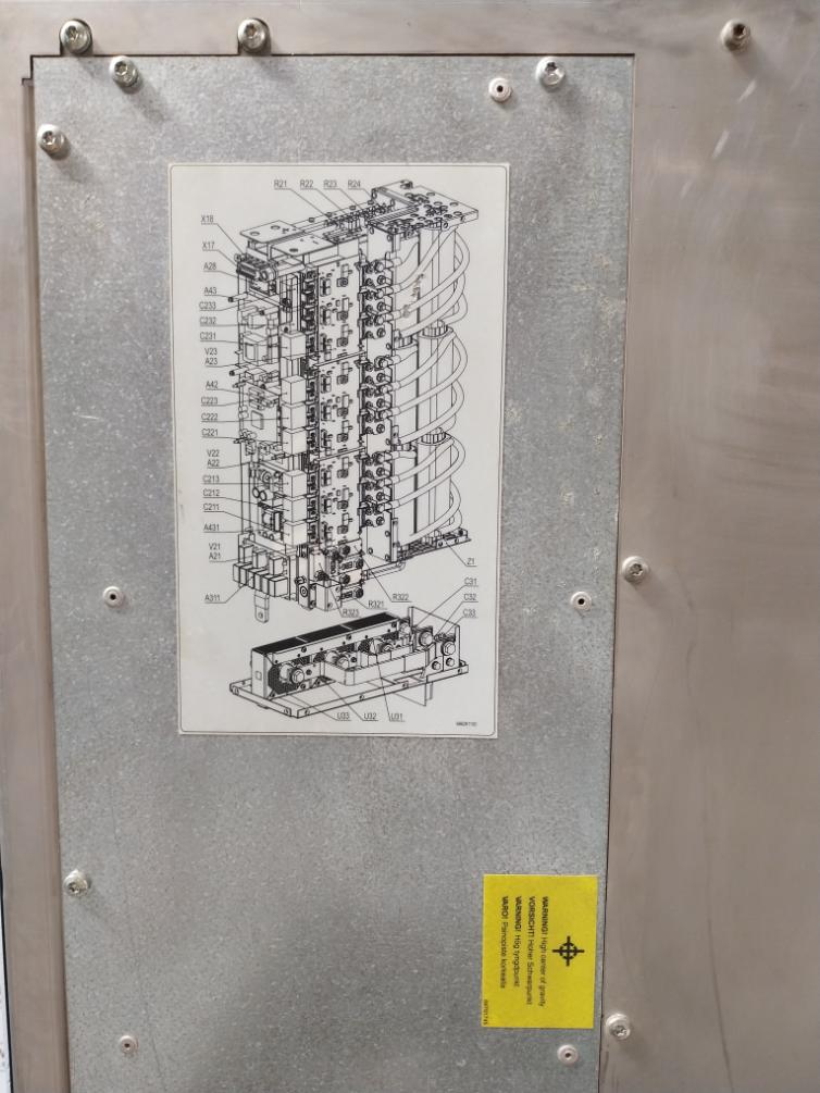 Abb Acs800-104Lc-0700-7+E205+Q950 Inverter Drive Module Apow-01C, Aint-14C