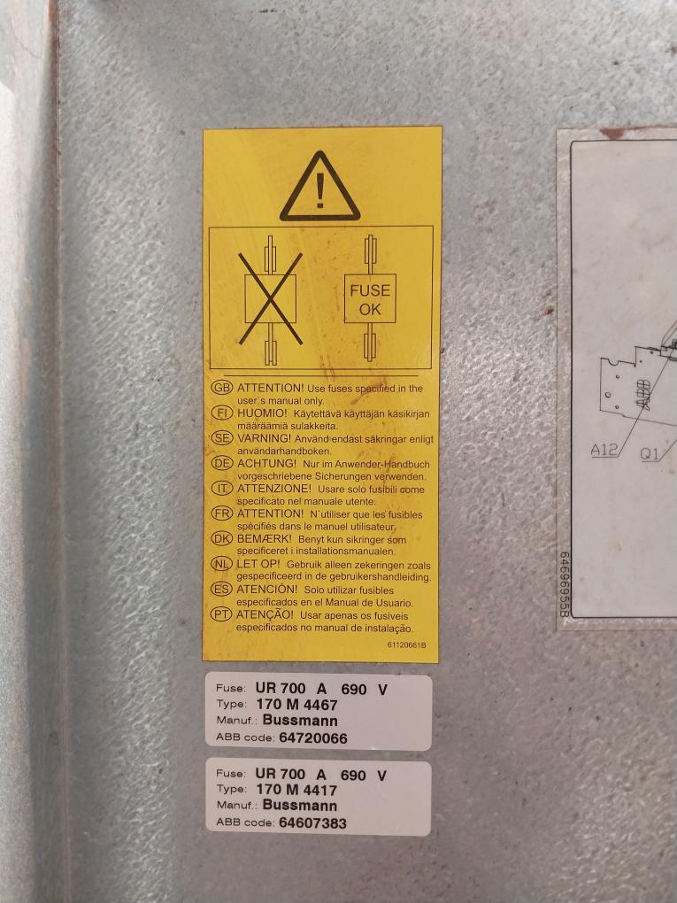 Abb Acs800-704-0640-7+0F253 Drive Supply Unit Dsab-01C, Dsmb-02C