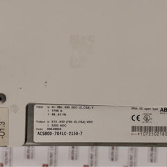 Abb Acs800-704Lc-2150-7 Drive Supply Unit 68648858 380-690V Ac 1796 A 48-63 Hz.
