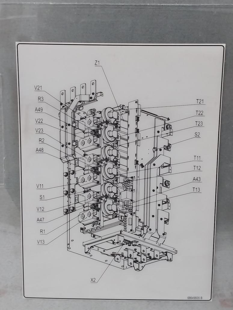 Abb Acs800-704Lc-2150-7 Drive Supply Unit 68648858 380–690V Ac 1796 A 48–63 Hz