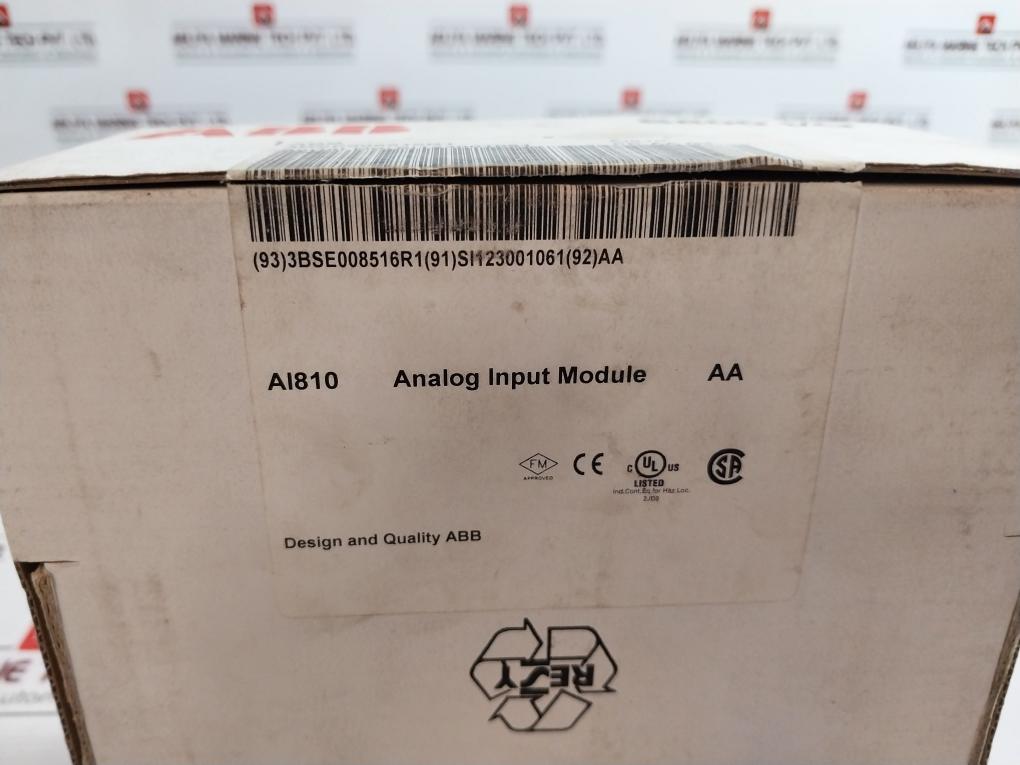 Abb Ai810 S800 I/o Analog Input Module 3bse008516r1