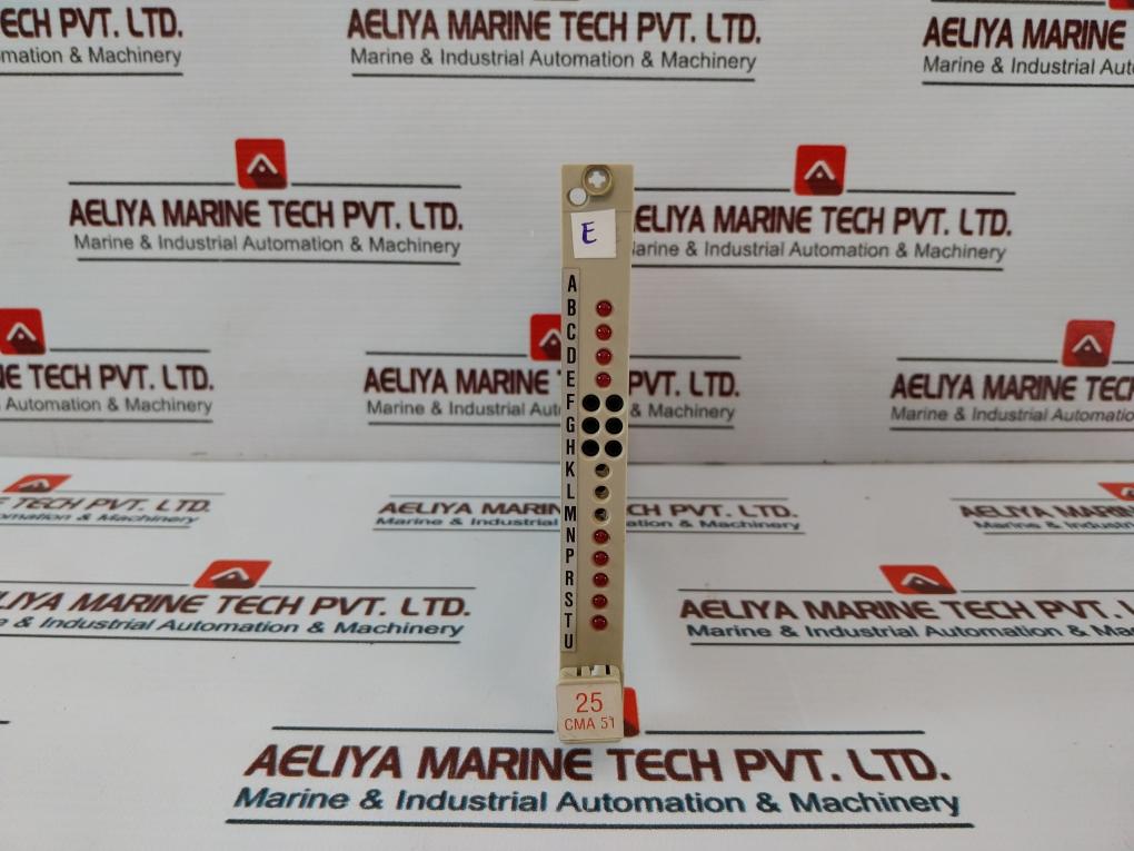 Abb Cma 50 Synpol Gvt 360 8490 Control Panel W/ Cma 32/ Cma 33/ Cma 34 Module