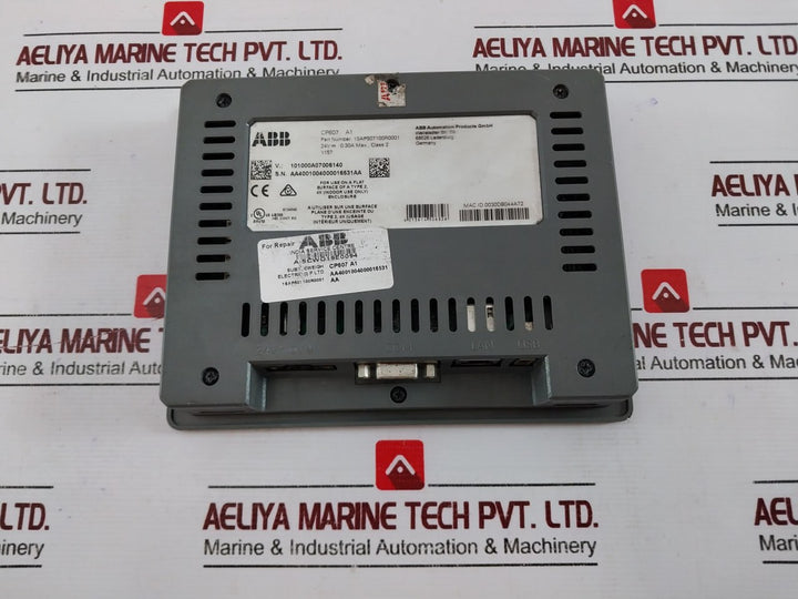 Abb Cp607 A1 Control Panel Screen 101000A07006140 24V 0.30A