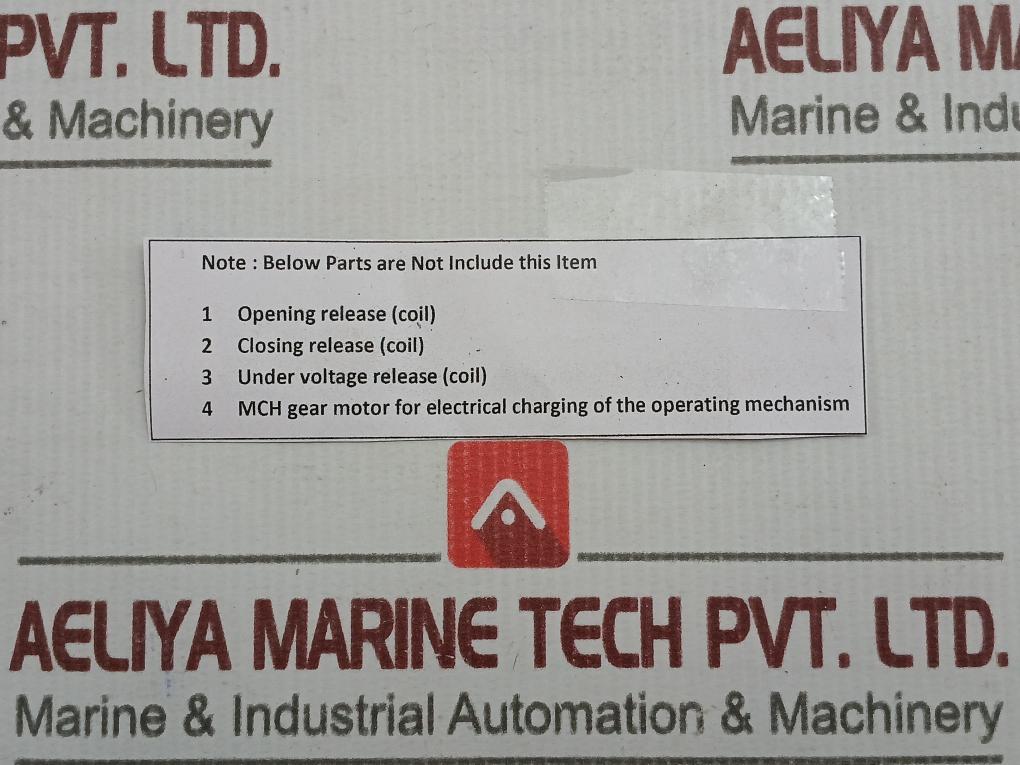 Abb E2S 16 Sace Emax Circuit Breaker 1600A 690V 50-60 Hz Bl86103209