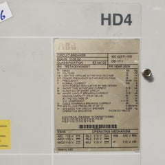Abb Hd4/W 12.06.32 Circuit-breaker Iec 62271-100 12 Kv 630 A 50/60 Hz
