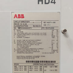 Abb Hd4/W 12.12.32 Circuit-breaker Iec 62271-100 12 Kv 1250 A 50/60Hz