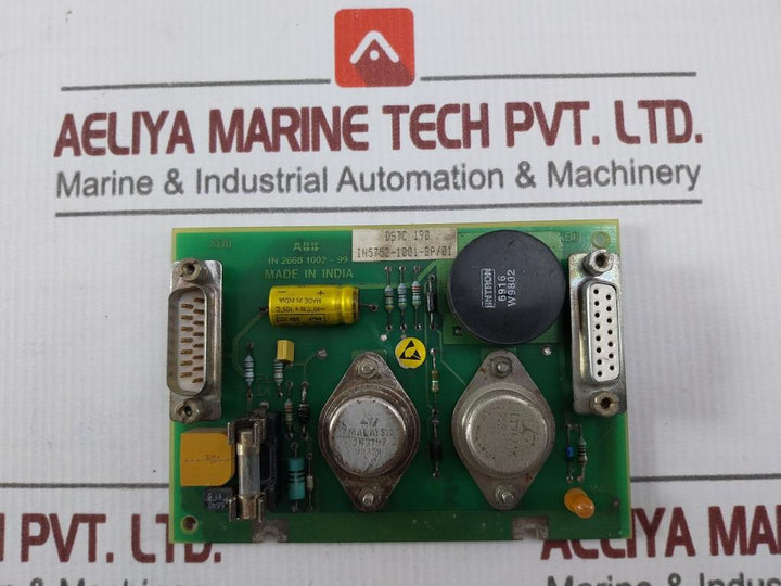Abb In 2668 1002-99 Printed Circuit Board Card