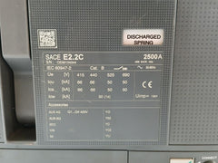 Abb Sace Ekip Dip Lsig Sace Emax 2 Circuit Breaker 2500A 50-60 Hz 12 Kv