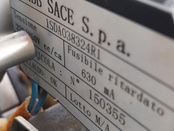 ABB SACE Emax E3/E3S 12 Low Voltage Circuit Breaker 1250A 690V