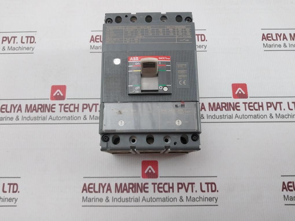 Abb Tmax Xt4s 250 Circuit Breaker 50-60hz
