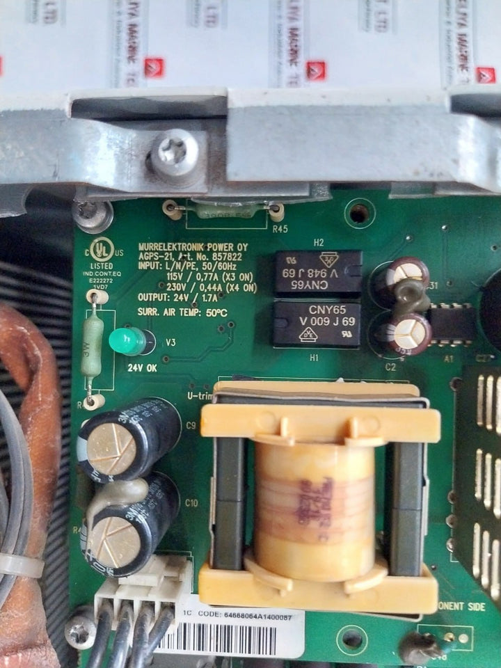 Abb Ws Fan 230 D Inverter U 709-976 (848 Ul,Csa) Vdc 105C Tae50-40
