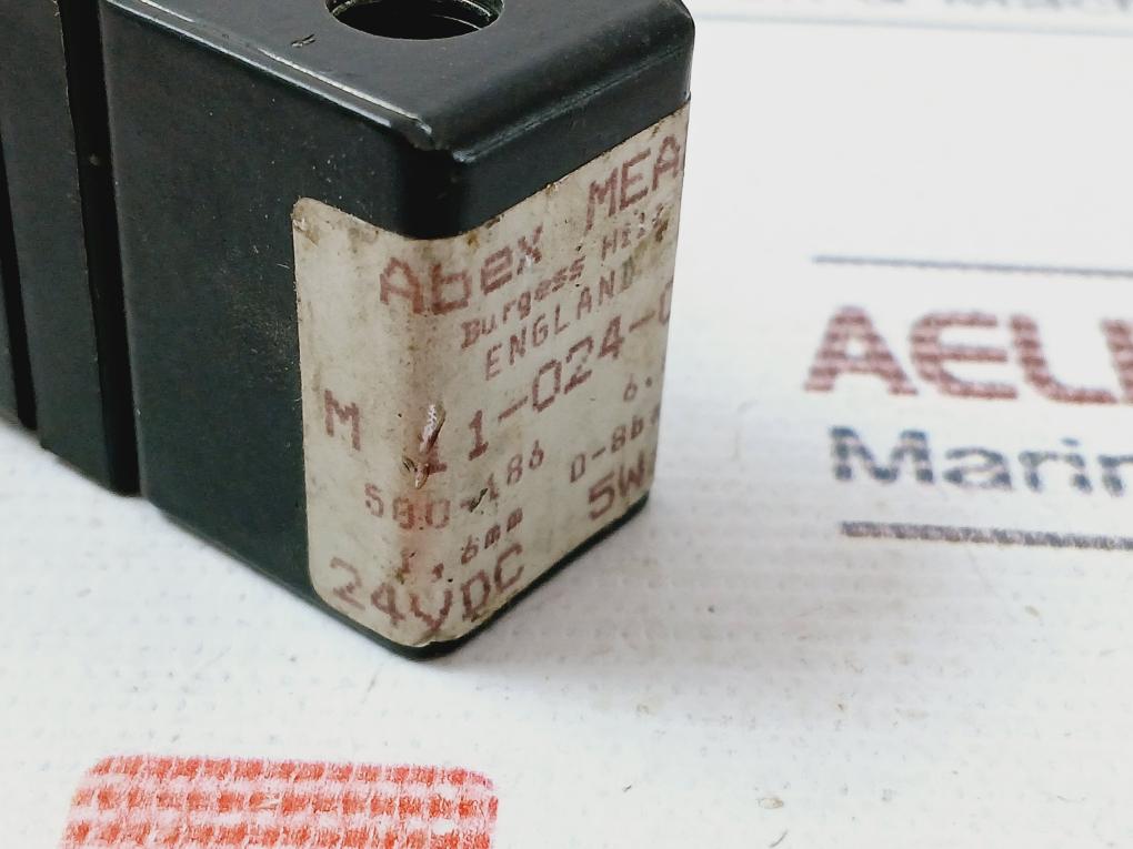 Abex Mead M 11-024-001 Connector Port Pneumatic Solenoid Valve Coil