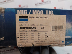 Abicor Binzel Mb 36 Kd Mig/Mag Welding &amp; Cutting Torch Iec En60974-7