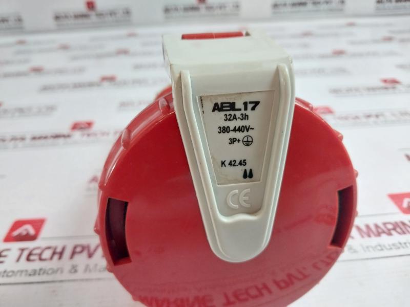Abl 17 32A-3H Wall Socket 3 Phase Mint 380-440V K 42.45