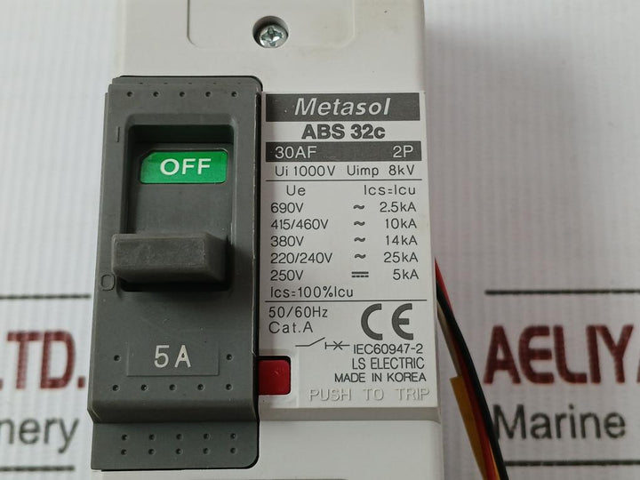 Abs32C Ls Electric 50/60Hz 220V Molded Case Circuit Breaker