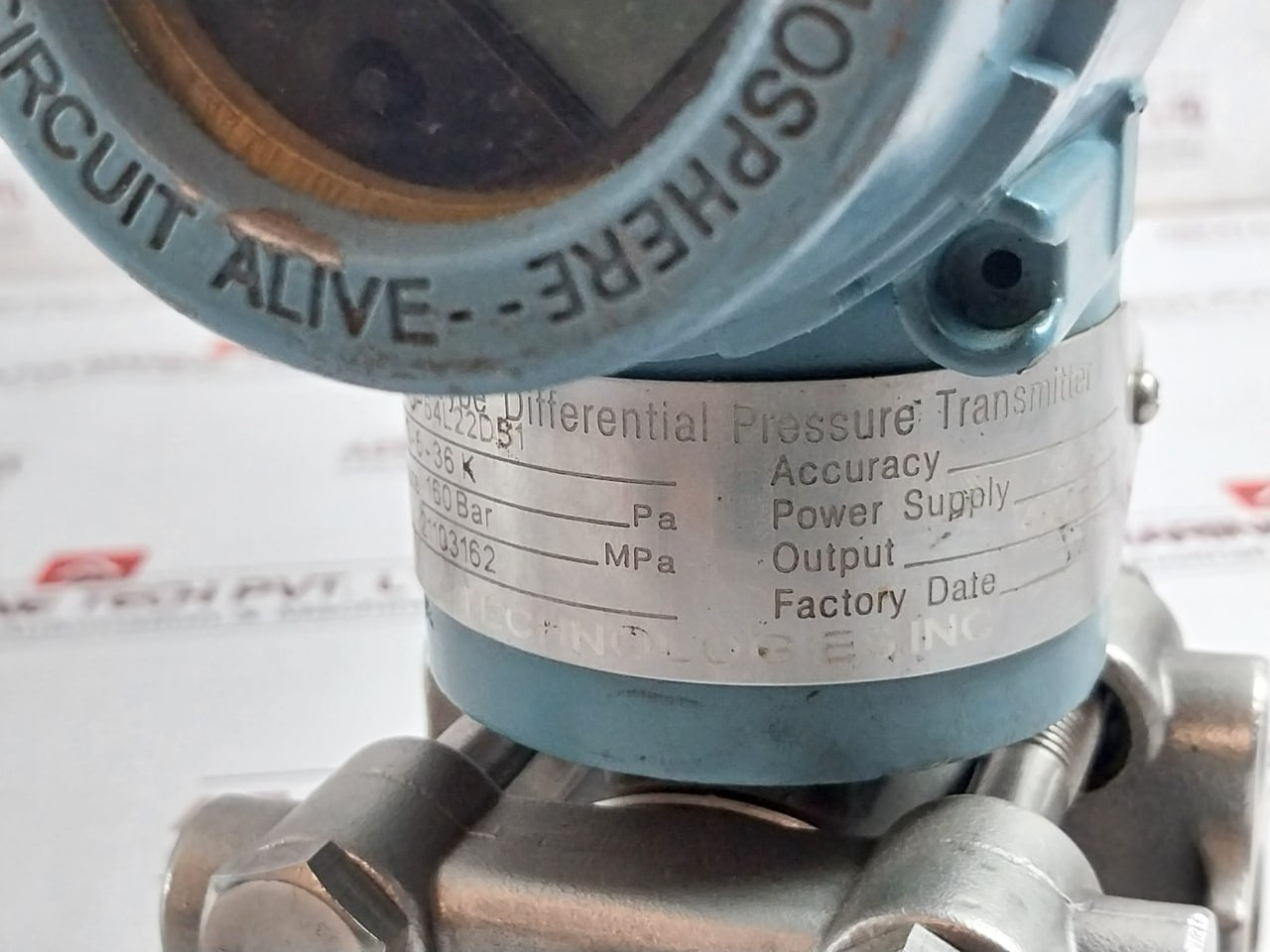Abus M94-dp64L22Db1 Capacitance Type Differential Pressure Transmitter 24Vdc