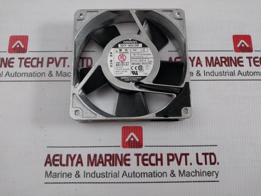 Ac-Axial-Cooling-Fan-R87f-A6a13hp-By-Omron-230vac-14-12w-50-60hz-3