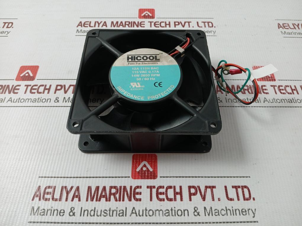 Ac-Axial-Fan-115Vac-0-17A-50-60Hz-Hicool-12A-115H-Bac-209271-3