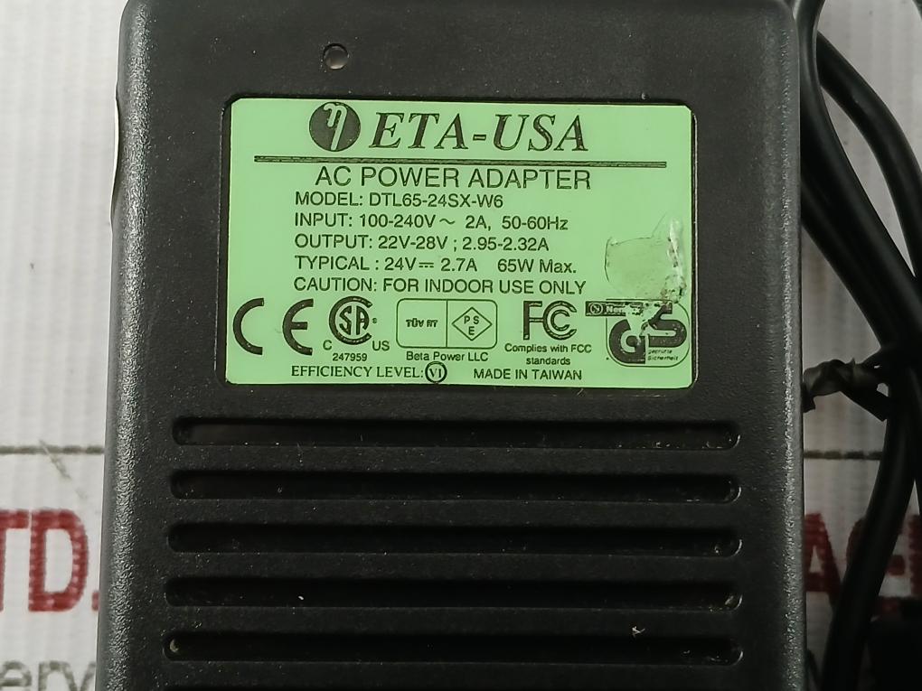 Ac-Power-Adapter-100-240V-2A-50-60Hz-1-meter-Eta-usa-Dtl65-24Sx-w6-208034-12