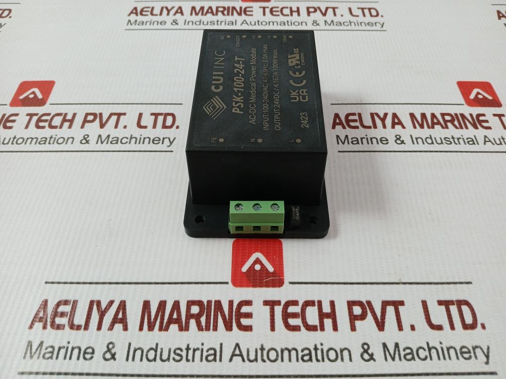 Ac-dc Power Module 100-240Vac 47-63Hz Cui Psk-100-24-t