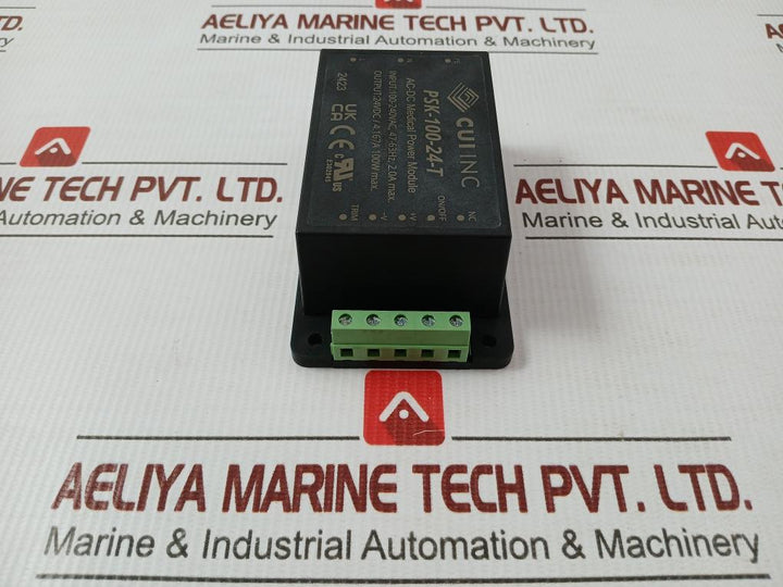 Ac-dc Power Module 100-240Vac 47-63Hz Cui Psk-100-24-t