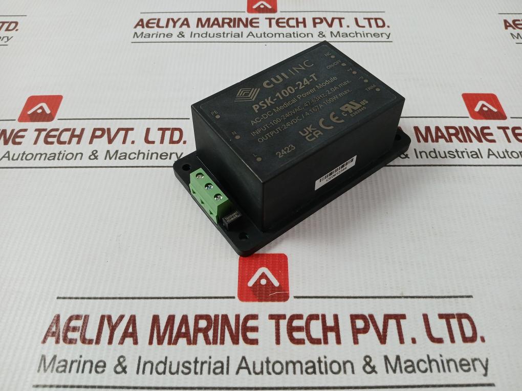 Ac-dc Power Module 100-240Vac 47-63Hz Cui Psk-100-24-t