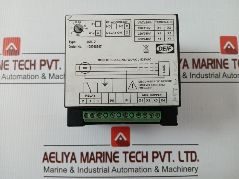 Ac-network Insulation Monitor Dq96 Aal Deif