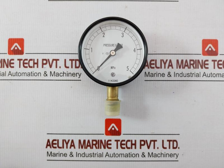 Ac10-131 Nagano Keiki 0 To 5 Mpa Pressure Gauge