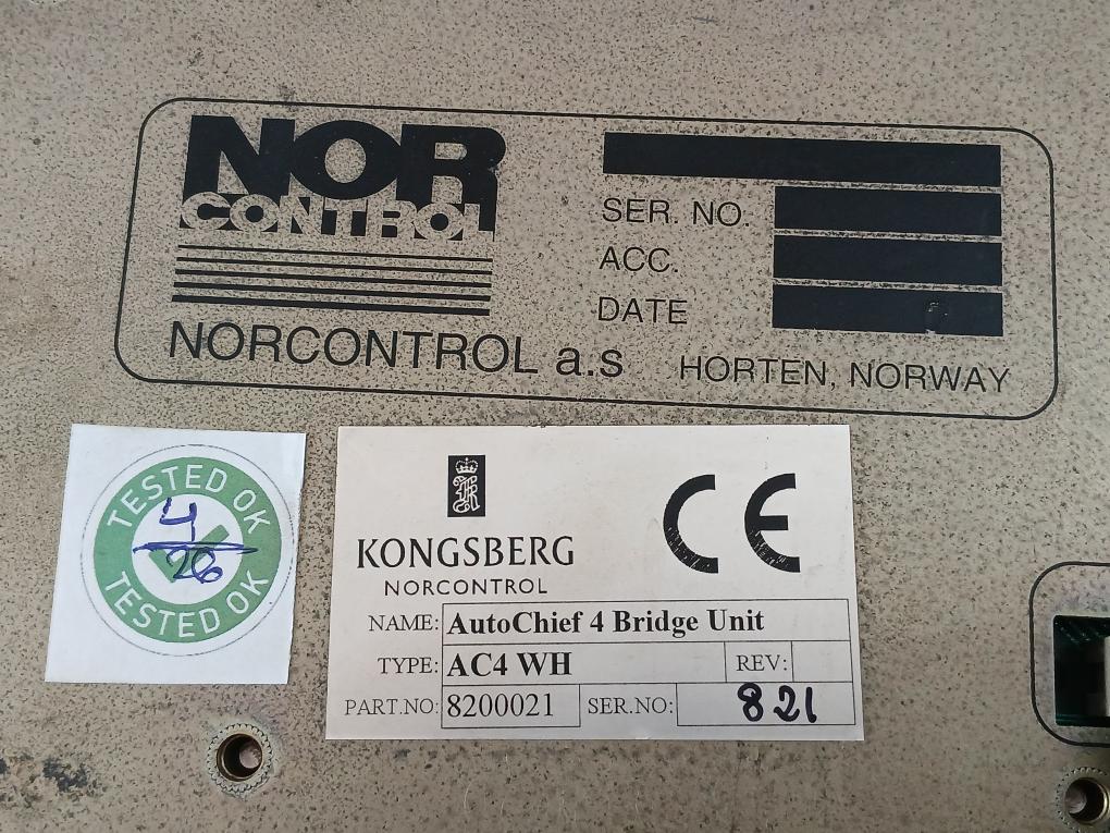 Ac4 Wh Remote Control System 8200021 Nn-832 Nor Control 110/220Vac