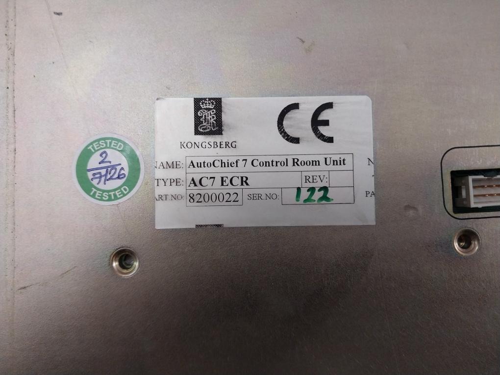Ac7 Ecr Kongsberg 24Vdc Autochief 7 Control Room Unit For Remote Control System