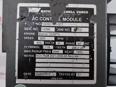 Ac Control Module 10050140-001 600V 3Ph 60Hz 1800 Rpm By Nov