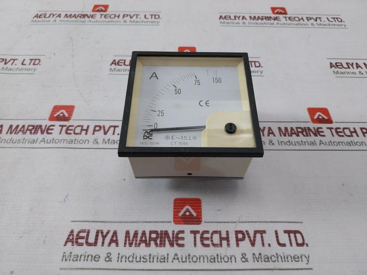 Ac/Dc Dynamics Sq-96 Ammeter 0-75/150A 75/5A ~1.5