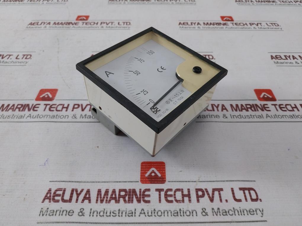 Ac/Dc Dynamics Sq-96 Ammeter 0-75/150A 75/5A ~1.5