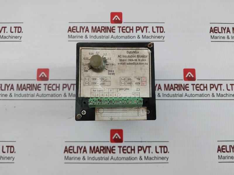 Ac Insulation Monitor 440V Datamax Dma-96 M Ohm
