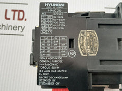 Ac Magnetic Contactor Hmc 20 W 10 Ac Hyundai 220V/20A