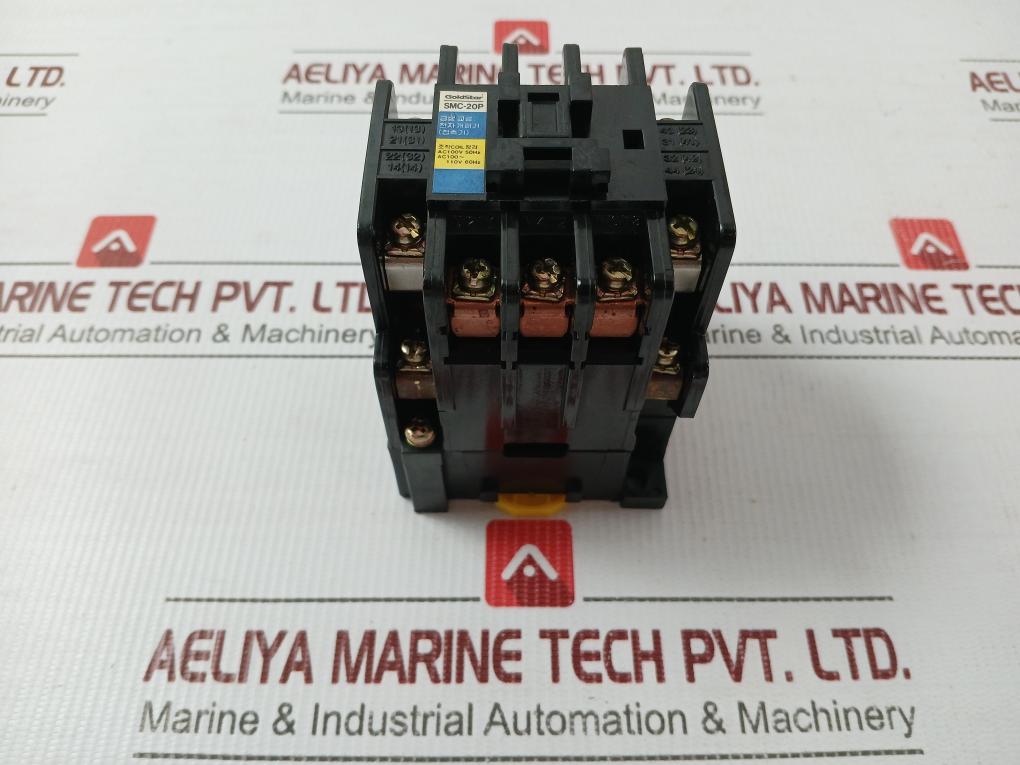 Ac Magnetic Contactor Smc-20P Goldstar Ac100-110V/60Hz